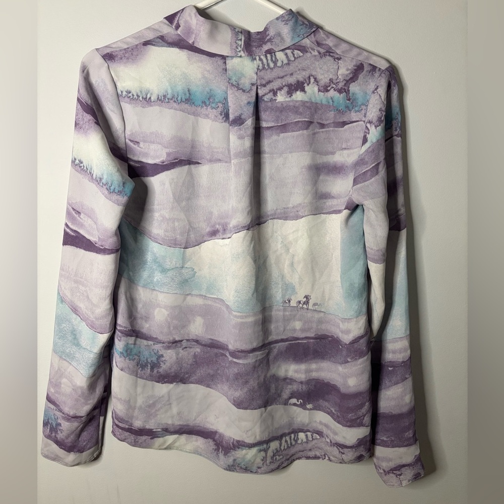 Babaton Multicolor Abstract Blouse - Picture 6 of 6